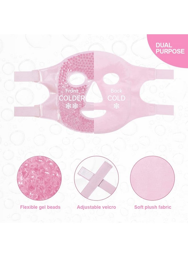 CONBELLA Onbella Face Eye Masks For Dark Circles And Puffiness Migraines Headache Stress Redness Cooling Face Masks For Women Man Hot Cold Use Ice Face Mask.  - Image 4