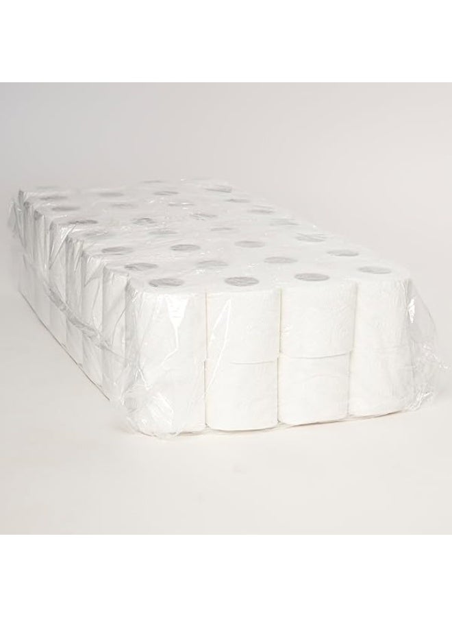 Toilet Tissue Paper 2 Ply, 100 Rolls x 300 Sheets, Absorbent Toilet Roll, Embossed Bathroom Tissue Roll, Sterilized for Germ Protection, 2 Ply - Image 2