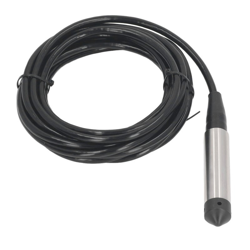 Submersible Level Transmitter: IP68 Waterproof Protection 5m Cable - Removable Stainless Steel Probe High Accuracy - 0.1%F.S Precision for Water Liquid Level Detection - Image 1