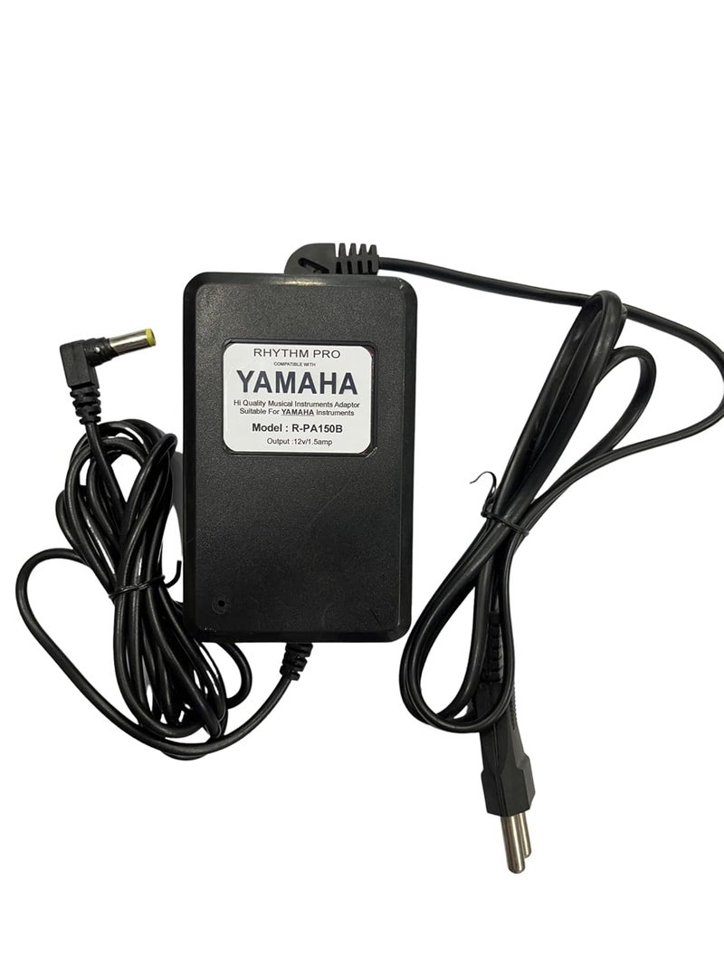 RHYTHM PRO Compatible with Yamaha DD-Series Drum Pads & PSR-E Series Home Keyboards Hi Quality Power Adaptor. R-PA150B (12V/1.5AMP) (Yamaha PSR-i400) - Image 5