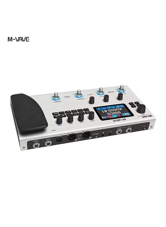 M-VAVE M-VAVE Electric Guitar/Bass Multi-Function Integrated Effector Rechargeable Built-in Drum Machine Phrase Loop Module Pedal  - Image 2