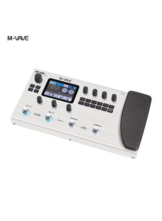 M-VAVE M-VAVE Electric Guitar/Bass Multi-Function Integrated Effector Rechargeable Built-in Drum Machine Phrase Loop Module Pedal  - Image 4
