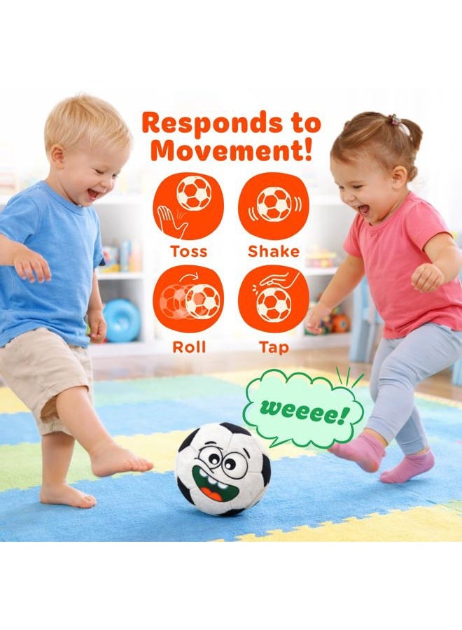 Move2Play Talkin' Sports, Hilariously Interactive Toy Soccer Ball with Music and Sound FX for Toddlers, Kids, Boys, and Girls Ages 2 3 4 5 6 Years Old - Image 3