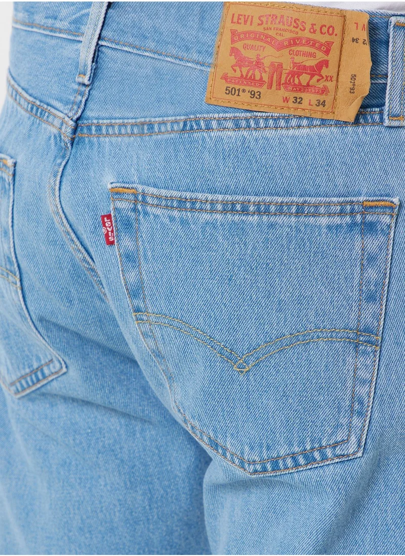 Levi's Light Wash Straight Fit Jeans