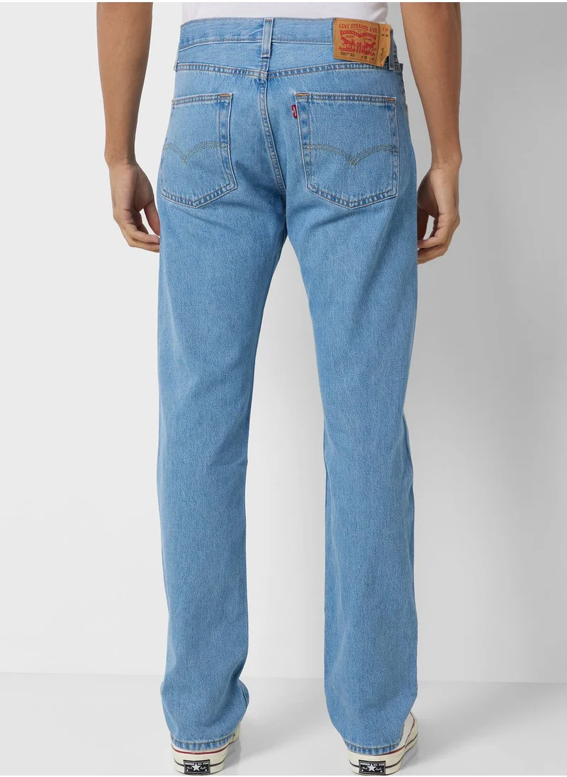 Levi's Light Wash Straight Fit Jeans
