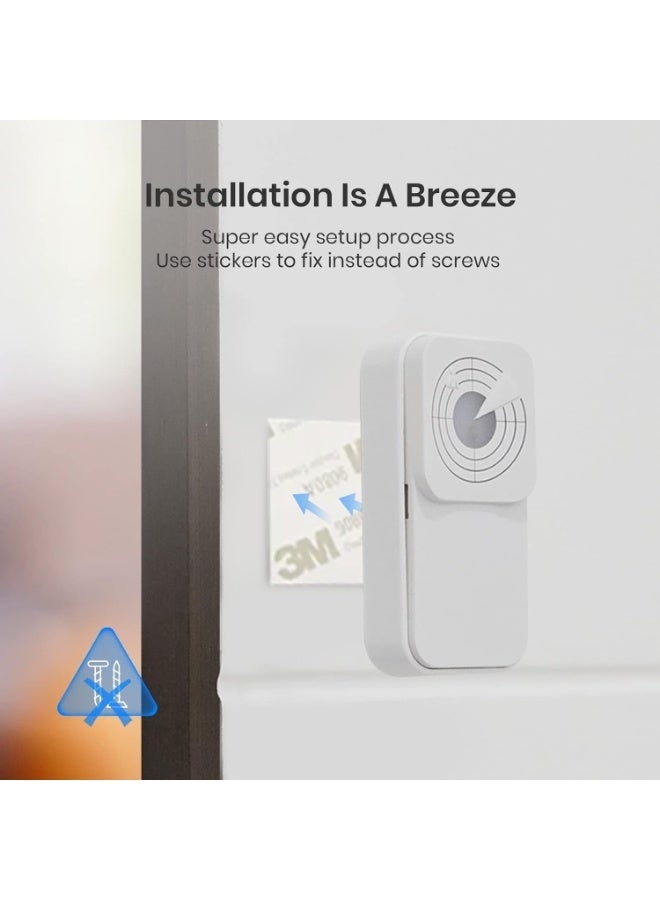 BroadLink FastCon Smart Home Sensor Kit, Radar Motion Sensor, Smart Window Door Sensor, Temperature and Humidity Sensor, and Mini Hub for Smart Home Automation, Compatible with Alexa - Image 3