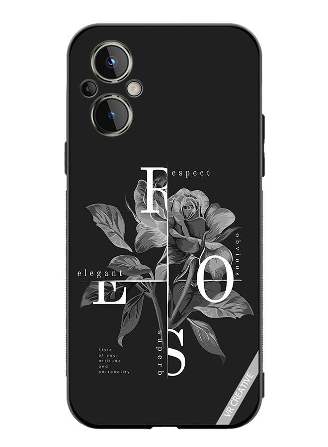 VR CREATIVE Protective Case Cover For OnePlus Nord N20 5G Flower Design Multicolour - Image 1