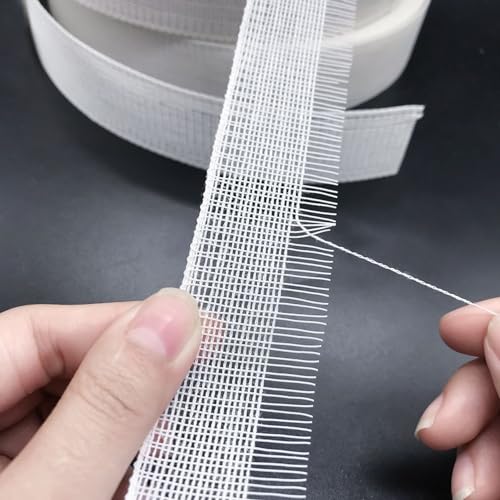 ArrErr 2 Yards Fabric Hemming Guide Adjustable Unrolling Sewing on Fishbone Hem Tape Edge Lining Rolls for Narrow Rolled Hem Line Curved Hemlines Sheer Dress Wedding Veil Skirt Clothing Sewing Machine - Image 4