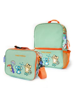 Milk&Moo Milk&Moo Kids Backpack with Lunch Box, School Backpack Set for Girls and Boys, 2 in 1 Toddler Backpack, Insulated Kids Lunch Bag, Suitable For Pre School, Kindergarten, Elemantary Grade  - Image 1