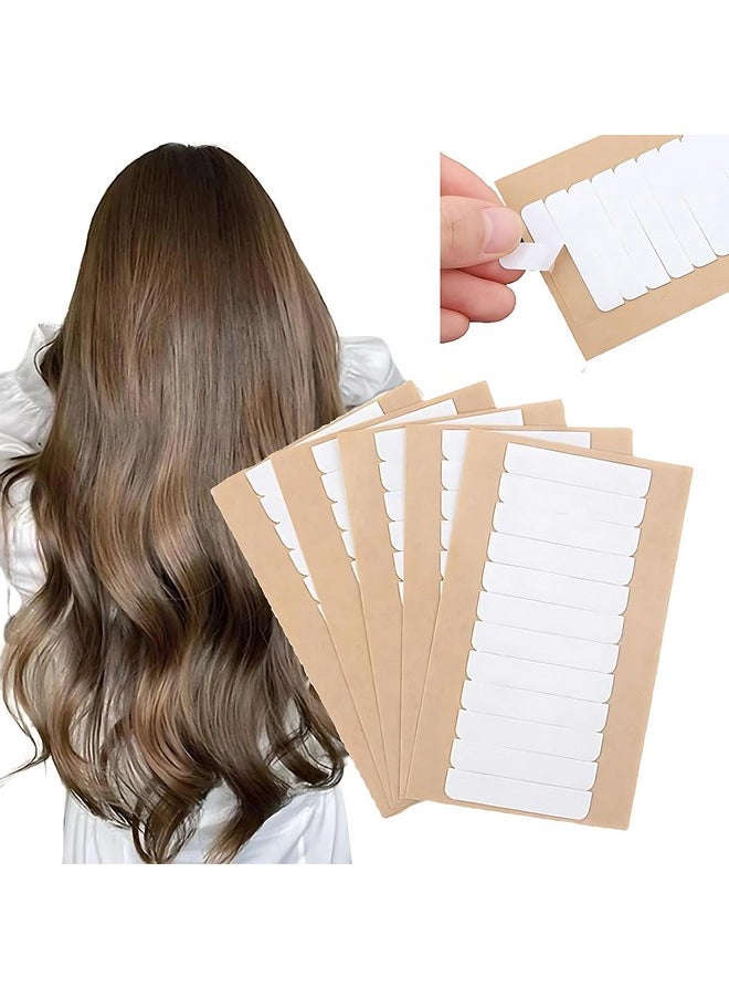 Sixstarhair - Ixstarhair Replacement Tapes For Tape In Hair Extensions No Residue Tapes For Hair Extensions Adhesive Double Side Tape Tabs 4Cm X 0.8Cm 60 Pieces Per Pack - Image 1