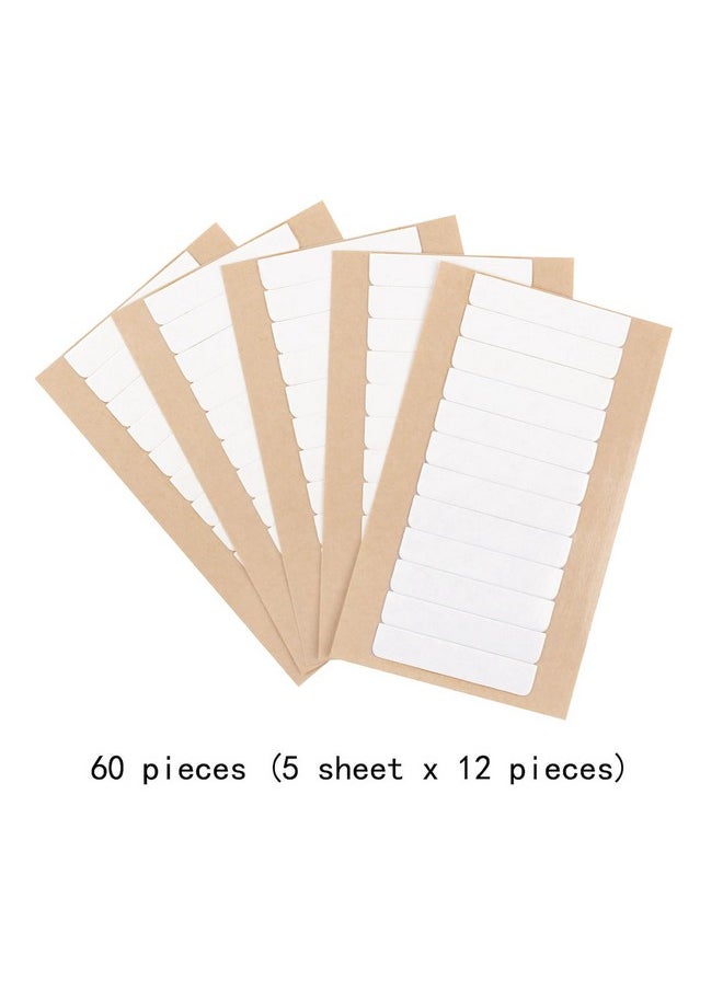 Sixstarhair - Ixstarhair Replacement Tapes For Tape In Hair Extensions No Residue Tapes For Hair Extensions Adhesive Double Side Tape Tabs 4Cm X 0.8Cm 60 Pieces Per Pack - Image 1