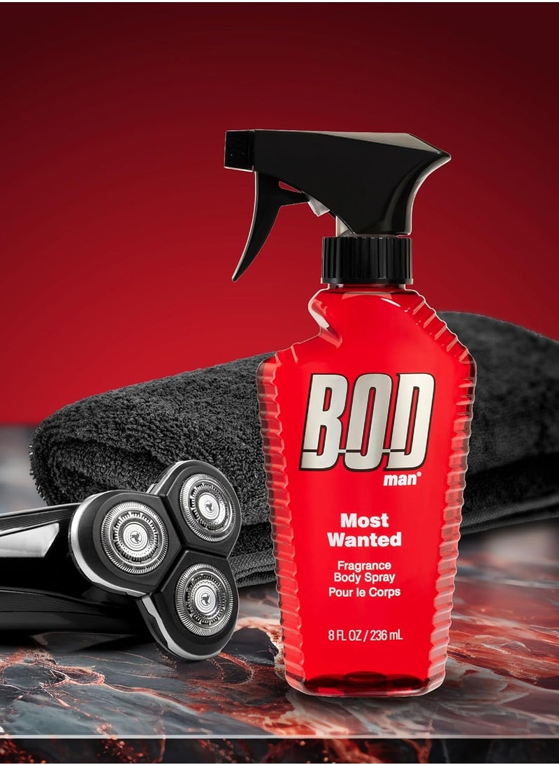 BOD Man BOD Man Fragrance Body Spray, Most Wanted, 8 fl oz  - Image 5