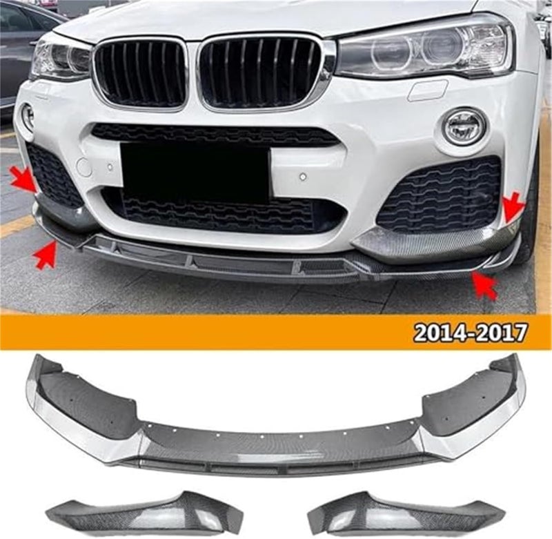 DEMULAX Car Front Spoilers for BMW X3 F25 X4 F26 - Image 2