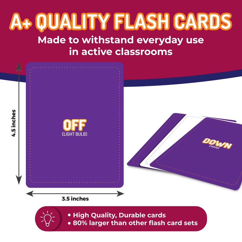 CreateFun Opposites Flash Cards for Kids & Adults â€“ 50 Realistic Matching Picture Cards for Speech Therapy, Dementia Activities, ESL, Autism Learning, Memory & Language Development, Classroom & Home Use - Image 4