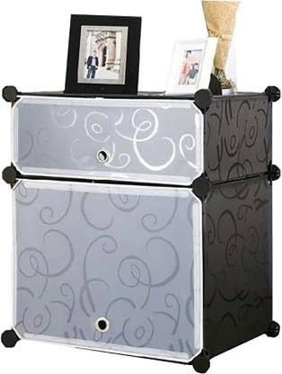 Whitecloud TRANSFORMING HOMES Whitecloud TRANSFORMING HOMES 2Cube DIY Plastic Closet Organizer Storage Shelves for Bedroom Living Room and Kids Room 395x37x745 STCBS004  - Image 1
