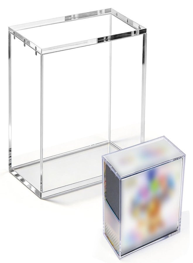 Krbnk Acrylic ETB Protector Case, 8+5mm Thick with Magnetic Lid Clear Display Storage Box, Compatible with Elite Trainer Box, UV Protection & Dustproof PKMN ETB Case, Internal Size:7.5" x 3.6" x 6.6" - Image 1