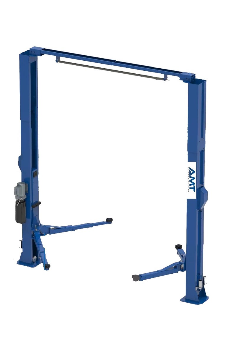 AMT Automax Tools 25CS1 Clear Floor 2 Post Car Lift – 4.5 Ton Heavy Duty Hydraulic Auto Lift | 3890mm Height, 2880mm Width | Adjustable 2-Stage & 3-Stage Arms | 50s Fast Lift for Cars, SUVs, Vans - Image 1