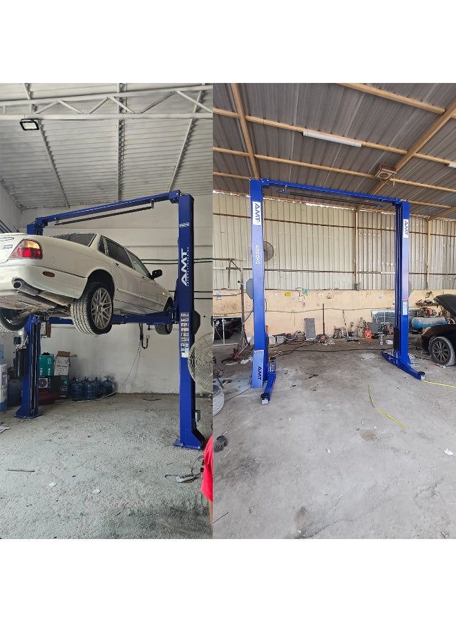 AMT Automax Tools 25CS1 Clear Floor 2 Post Car Lift – 4.5 Ton Heavy Duty Hydraulic Auto Lift | 3890mm Height, 2880mm Width | Adjustable 2-Stage & 3-Stage Arms | 50s Fast Lift for Cars, SUVs, Vans - Image 3