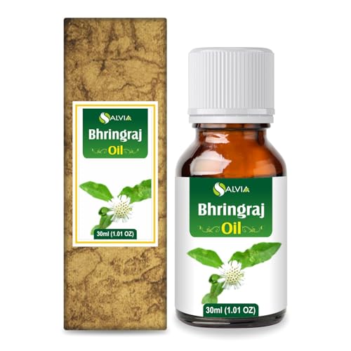 Salvia Bhringraj Oil (Eclipta alba) 100% Pure & Natural - Undiluted Uncut Cold Pressed Premium Oil Use for Aromatherapy, Skin Care & Hair - Therapeutic Grade - 30 ML by Salvia - Image 1