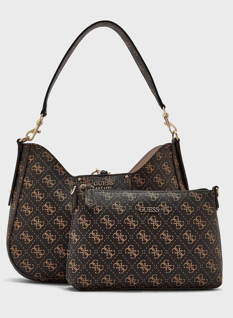 GUESS Eco Brenton Hobo Bag