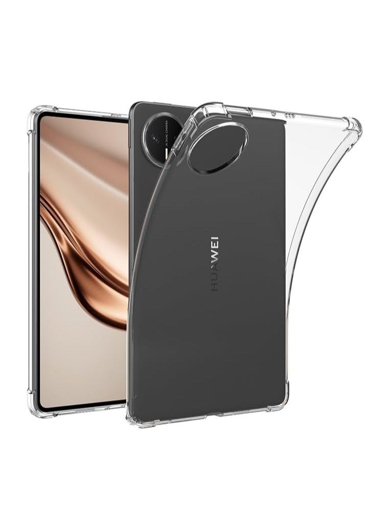 Transparent Case Compatible with Huawei MatePad Mini 8.8 inch 2025 Tablet - Transparent TPU Flexible Soft Protective Silicone Rubber Back Cover - Image 1