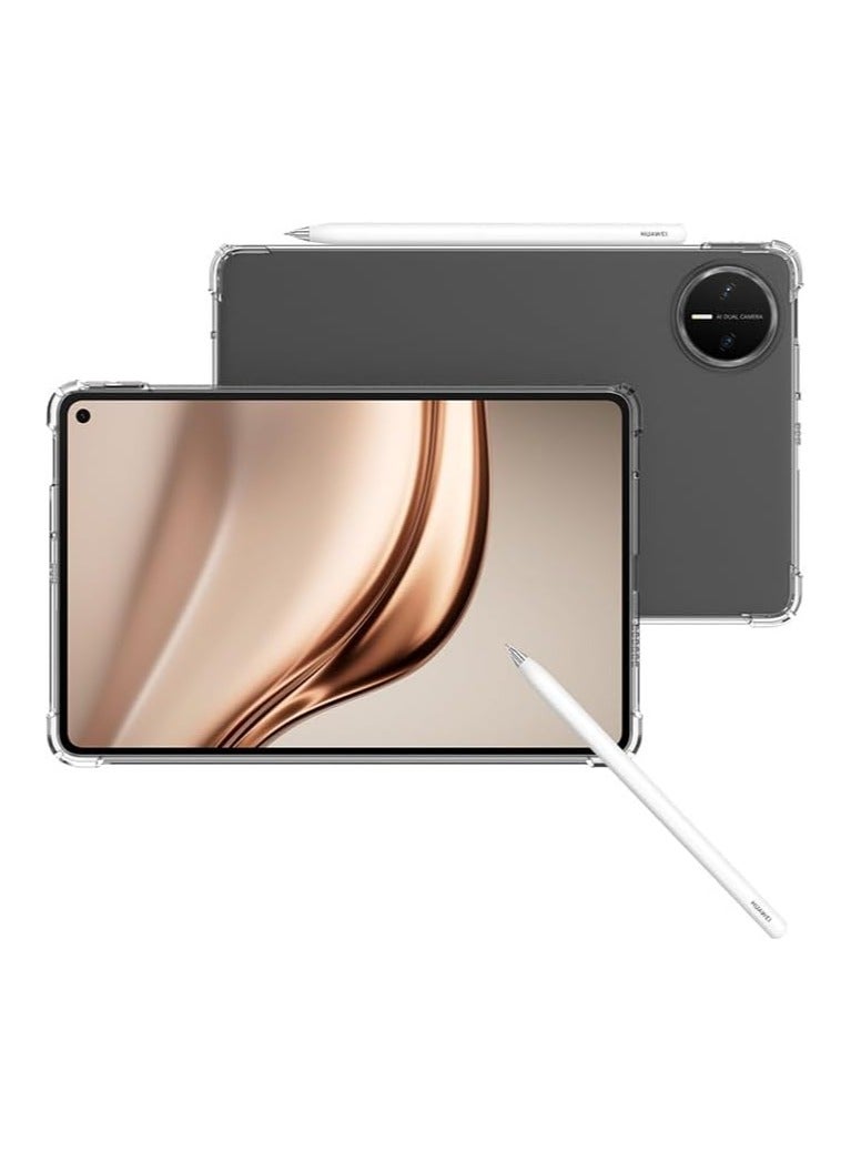 Transparent Case Compatible with Huawei MatePad Mini 8.8 inch 2025 Tablet - Transparent TPU Flexible Soft Protective Silicone Rubber Back Cover - Image 3