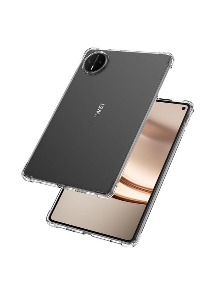 Transparent Case Compatible with Huawei MatePad Mini 8.8 inch 2025 Tablet - Transparent TPU Flexible Soft Protective Silicone Rubber Back Cover - Image 2
