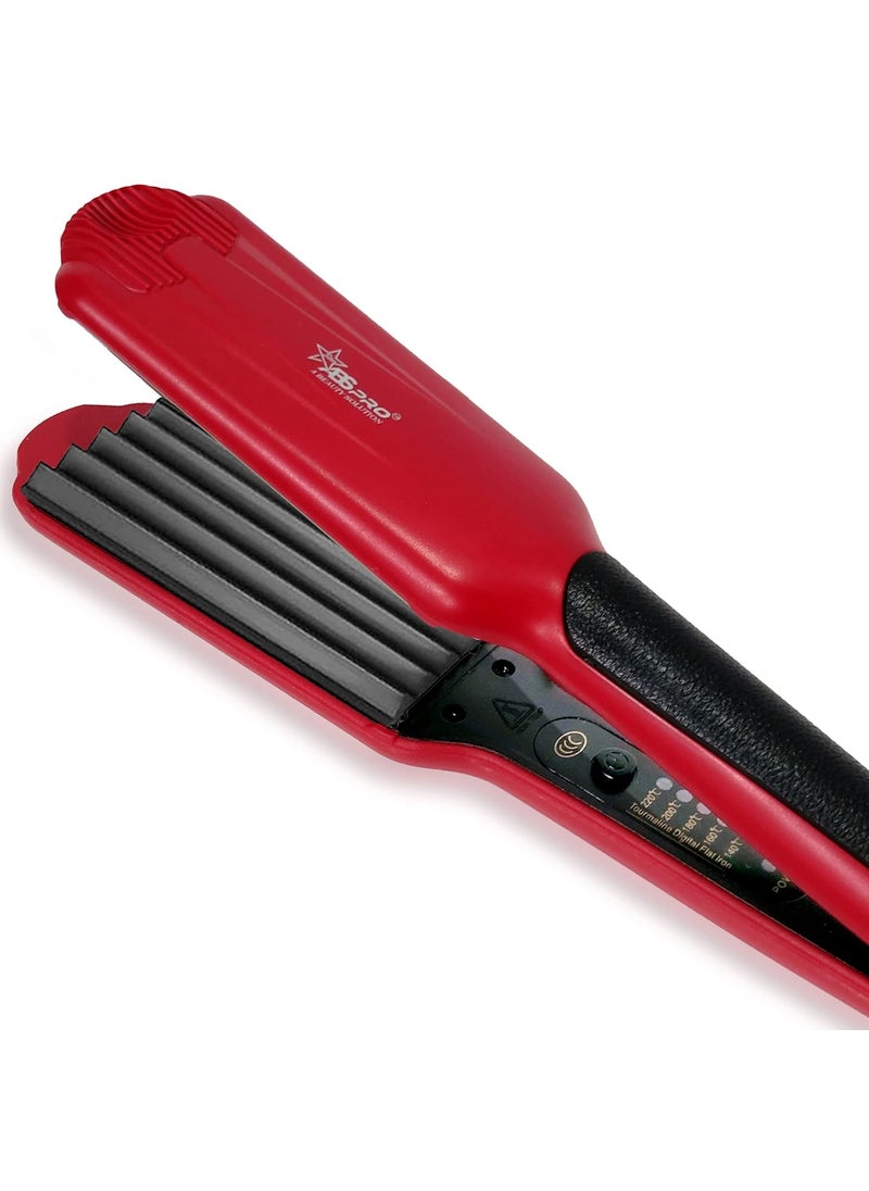 professional feel Professional Feel Hair Crimper for Saloon Grade Crimp Style For Women RED  - Image 4