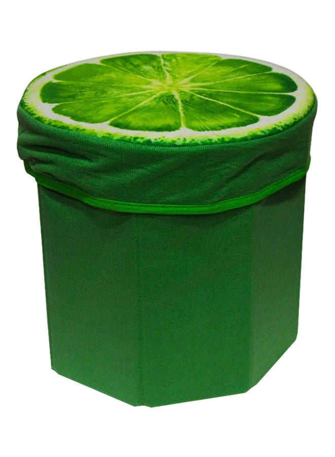 NIBEMINENT Multipurpose Stool And Box Green Medium