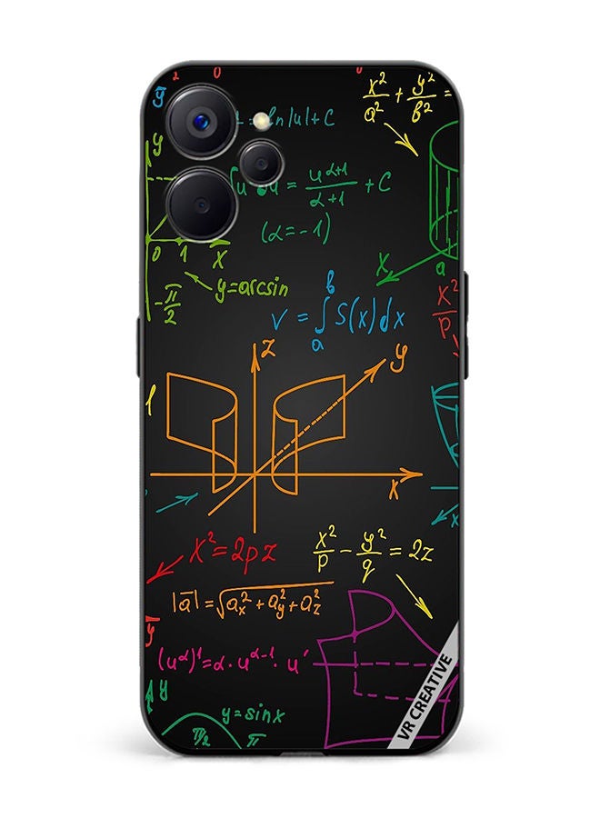 VR CREATIVE Protective Case Cover For Realme 10 5G Maths Formula Design Multicolour - Image 1