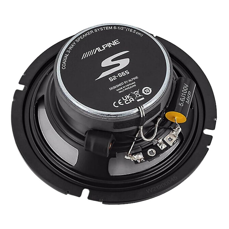 Alpine S2-S65 - Next-Generation S-Series 6.5" Coaxial Speaker Set - Image 3