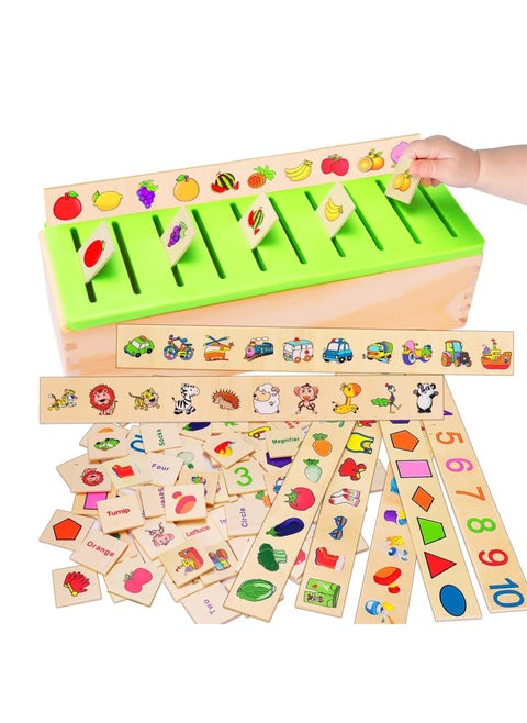 Matching Box Game to Develop Vocabulary and Observation Power