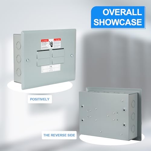 JINDOUZI THQL Circuit Breaker Panels, 4-Space, 125A Circuit Breaker Distribution Box, 120V/240V Circuit Breaker Electrical Enclosure,Indoor Main Lug Load Center - Image 5
