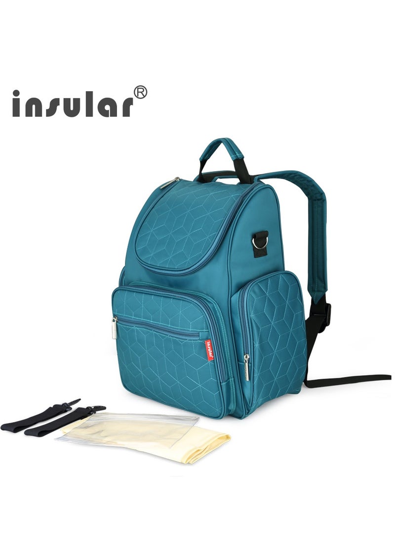 انسولار ماء النايلون حقيبة متعددة الوظائف حقيبة الأم قدرة كبيرة تحمل حقيبة الأم والطفل في انتظار الولادة حقيبة حقيبة الأم عبر الحدود - Image 1