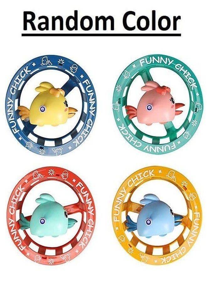 UTPATI Funny Chick Running Toy for Kids, Wind-Up Walking Chick with Wheel, Cute Cartoon Funny Toy, Windup Crawling & Rolling Fun Toy Gift for Boys Girls Toddlers (Multicolor) - Image 5