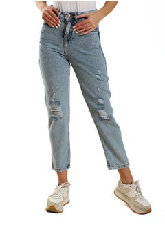9823-jeans pants-blue