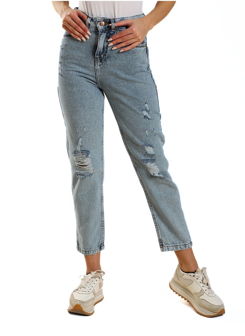 Coctail - 9823-jeans pants-blue - Image 1