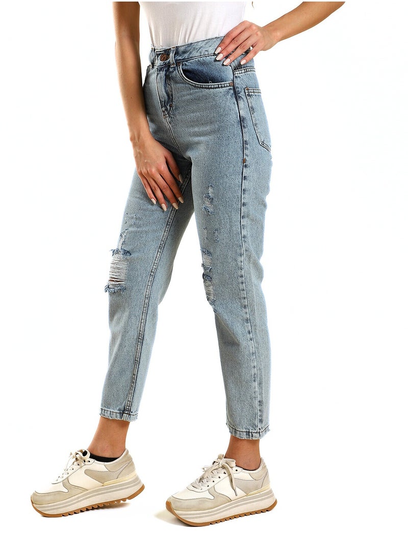 Coctail - 9823-jeans pants-blue - Image 1