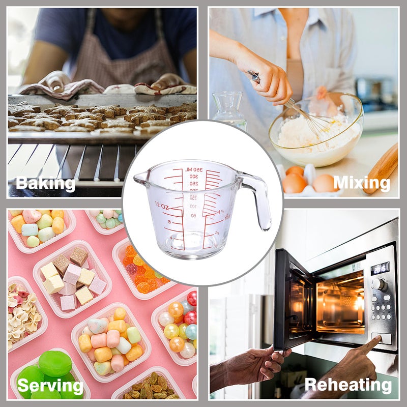 KCKHFA Glass Measuring Cup For Baking and Cooking, kitchen Essentials Tools - Image 4