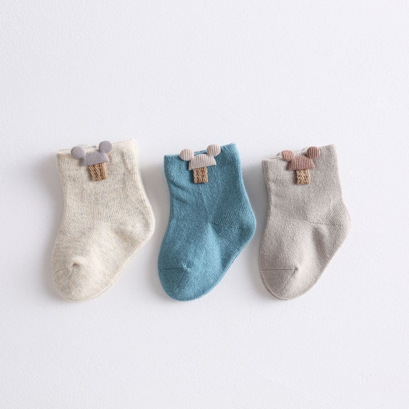 Children'S Accessories Pure Cotton Socks Baby Short Tube Socks Cartoon Baby Socks Boneless Children'S Socks - Image 1