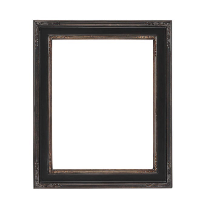 PLEIN AIR MUSEUM COLLECTION NOUVEAU PICTURE FRAME SOLID WOOD COMPOSITION HANDLEAFED MUSEUM QUALITY CLOSED CORNER BLACKGOLD 8X10