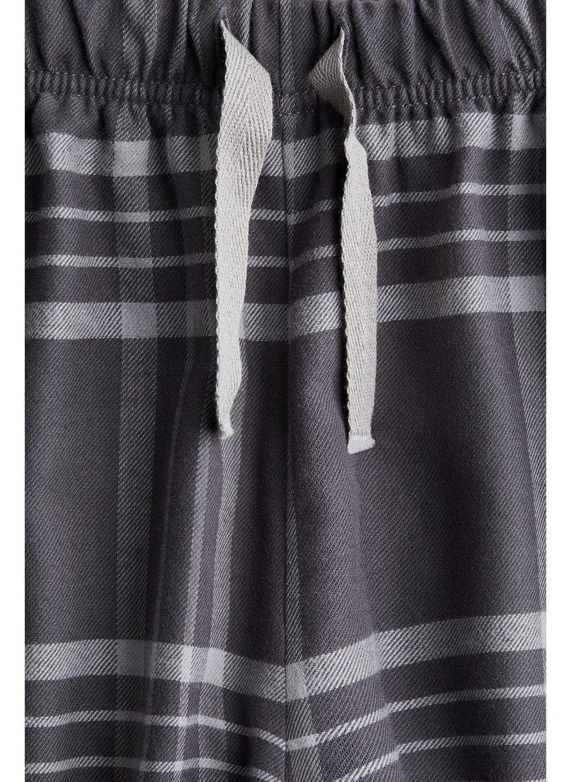 H&M Cotton twill pyjama bottoms