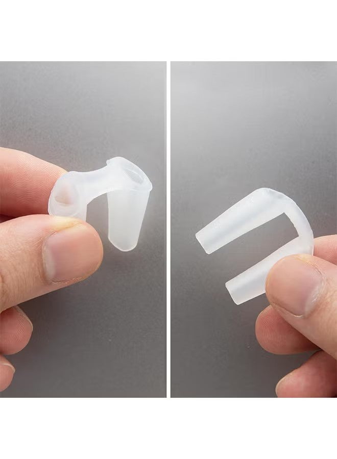 (رقم 8) مثبت الأنف نموذج قصير، مثبت الأنف رأب الأنف ورأب الأنف استعادة رأب الأنف، 100% من السيليكون العالي الدرجة، الجلد الصلد - Image 4