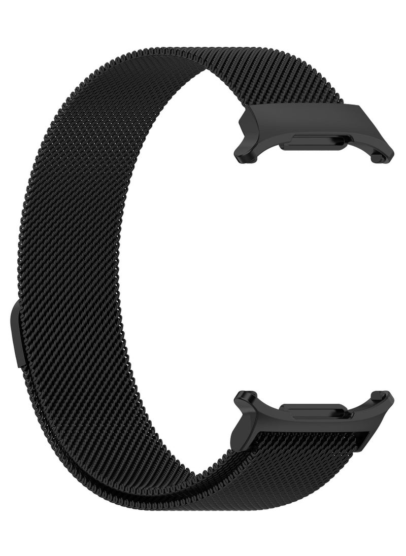 Generic - Replacement Band for Samsung Galaxy Watch Ultra 47mm 2024 Band Magnetic Stainless Steel Strap Loop Watch Band Sports Straps (Black) - Image 1