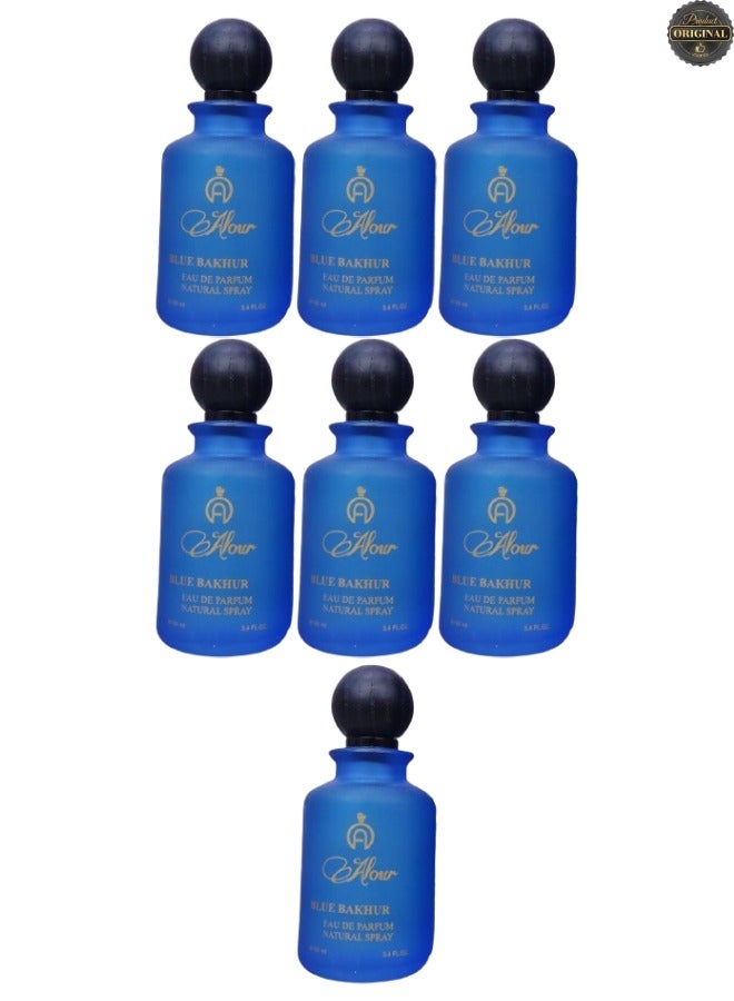 Blue 7 Pieces Alour Blue Bakhur Perfume 100ML - Image 1