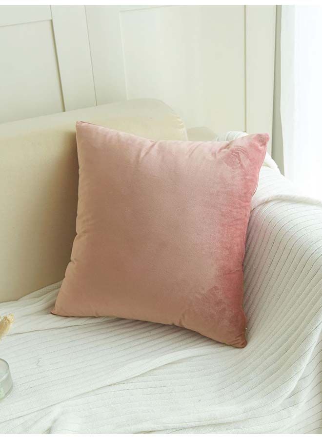 نيبمينينت غطاء وسادة بتصميم سادة وردي 45x45سنتيمتر