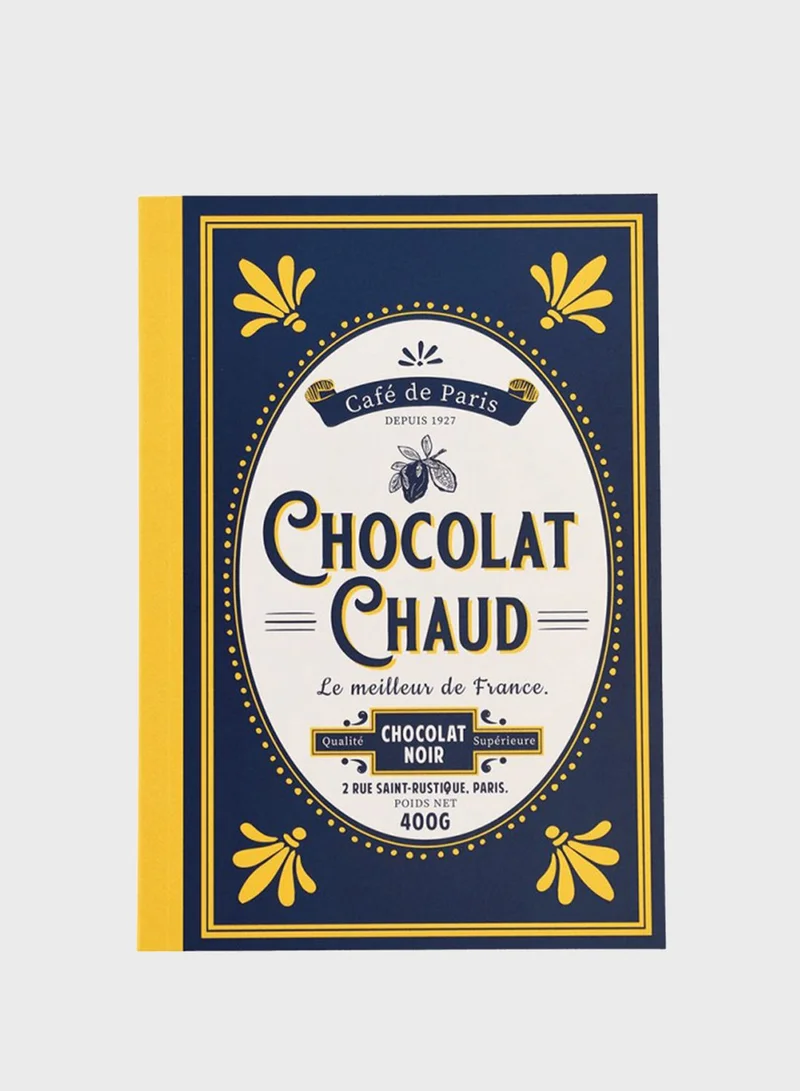Rex London Blue Printed Notebook Cafe De Paris