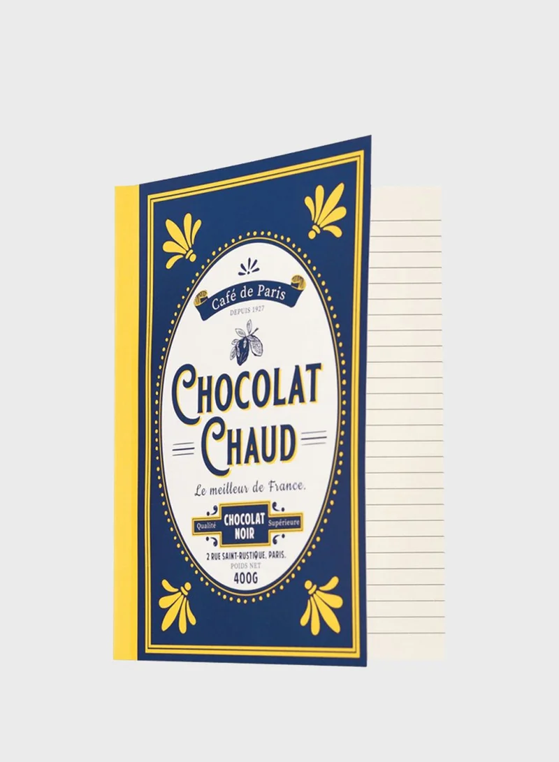 Rex London Blue Printed Notebook Cafe De Paris