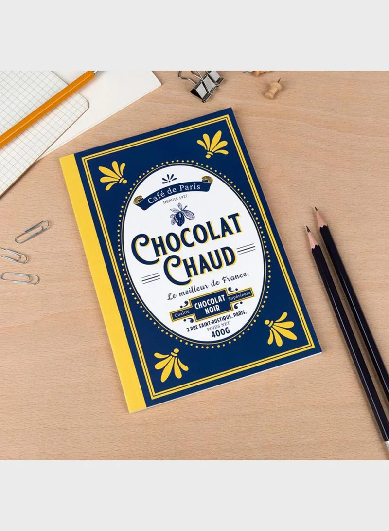 Rex London Blue Printed Notebook Cafe De Paris