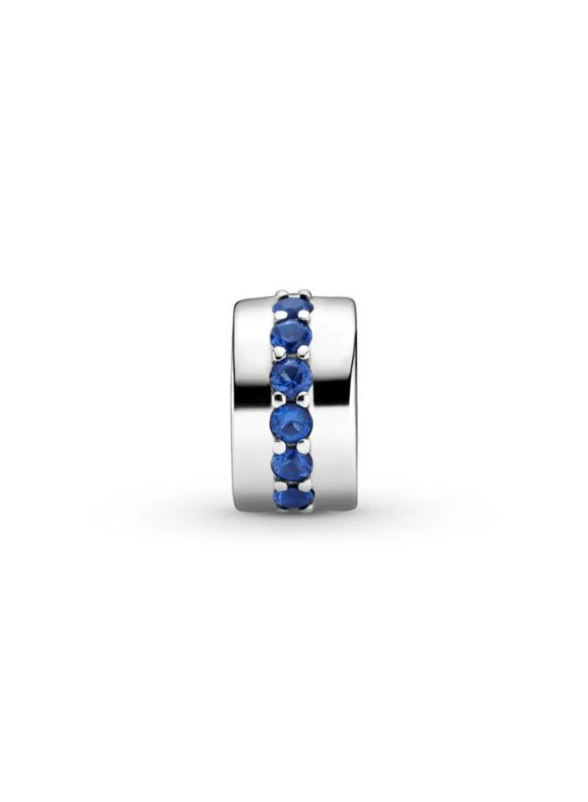 باندورا Blue Sparkle Clip Charm